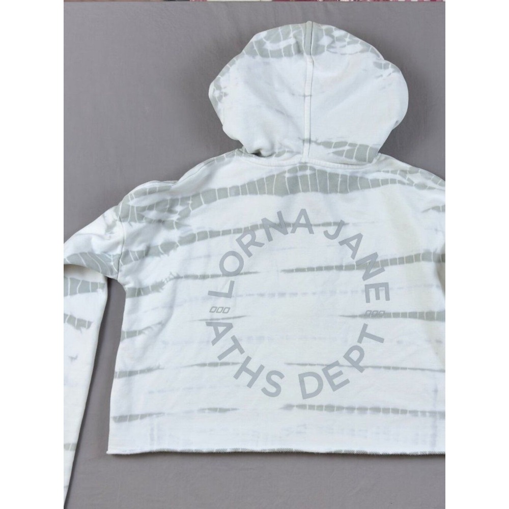 Lorna Jane Cropped Raw Hem Tie Dye Hoodie - Picture 2 of 4